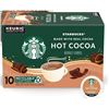 Image 1 : 10 STARBUCKS CLASSIC HOT COCOA KEURIG PODS MADE
