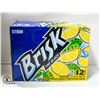 Image 1 : NEW CASE OF 12 LEMON BRISK ICED TEA 12 X 355ML