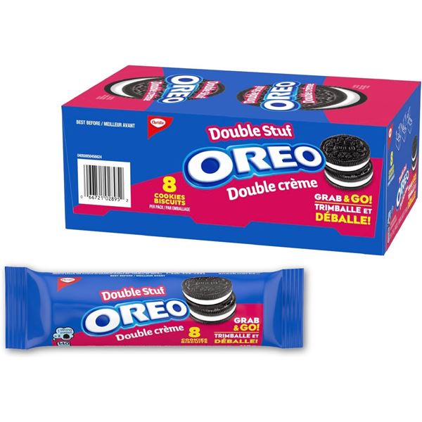 BOX OF 10 X 116G DOUBLE STUF OREO