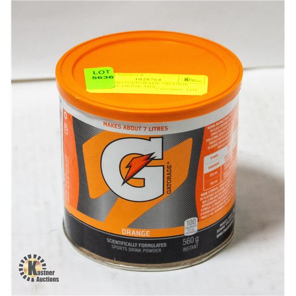 NEW 560G GATORADE ORANGE INSTANT DRINK MIX