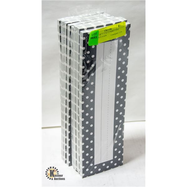 6 PADS OF 11.5 X 3.5 WRITTING PRACTICE PADS