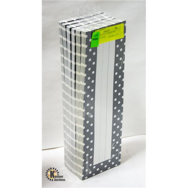 6 PADS OF 11.5 X 3.5 WRITTING PRACTICE PADS