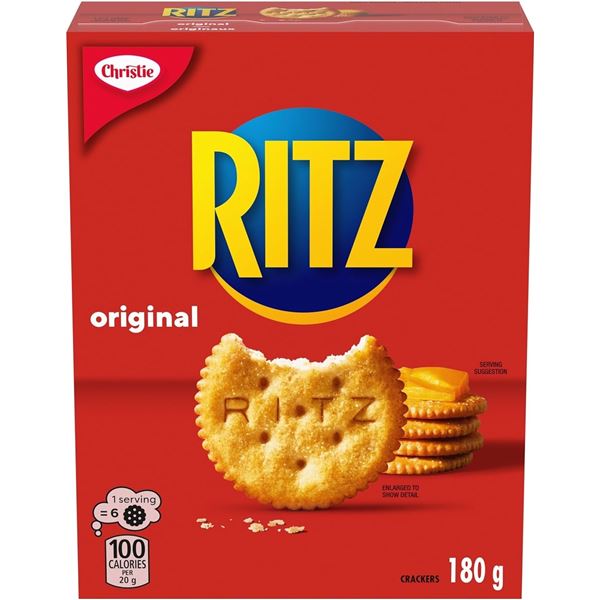 3 BOXES OF RITZ ORIGINAL 180G PER BOX