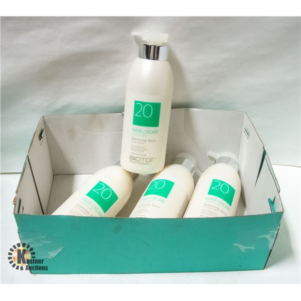 4 NEW BOTTLES OF BIOTOP PROFESSIONAL 500ML HAIR