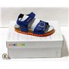 Image 1 : NEW KIDS GEOX RESPIRA BLUE/ORANGE SANDALS SIZE 8