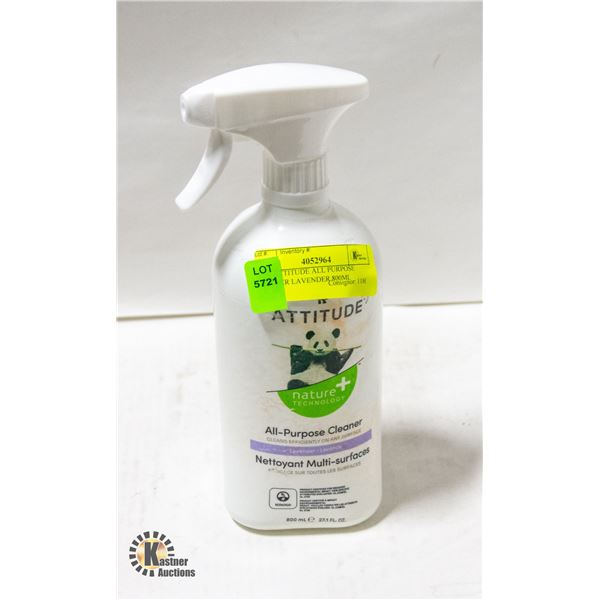 NEW ATTITUDE ALL PURPOSE CLEANER LAVENDER 800ML