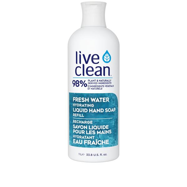 NEW LIVECLEAN FRESH WATER HYDRATING LIQUID HAND