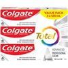 Image 1 : 3-PACK COLGATE TOTAL - WHOLE MOUTH HEALTH 120ML
