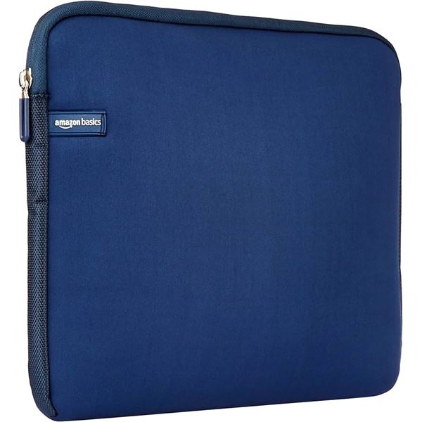 NEW AMAZON BASICS LAPTOP SLEEVE- NAVY 11.6 INCHES