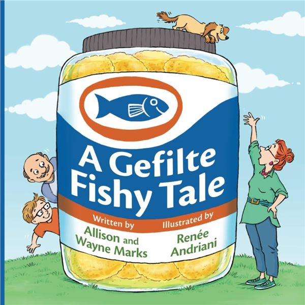 HARDCOVER CHILDRENS BOOK - A GEFILTE FISHY TALE