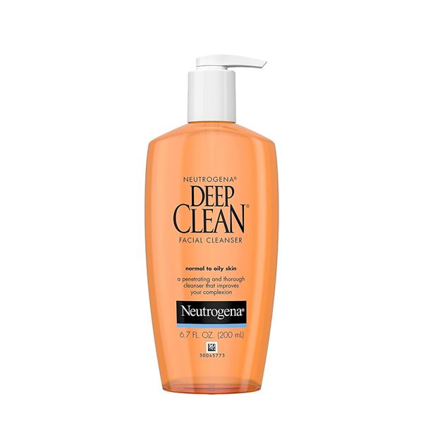 NEW NEUTROGENA DEEP CLEAN FACIAL CLEANSER 200ML