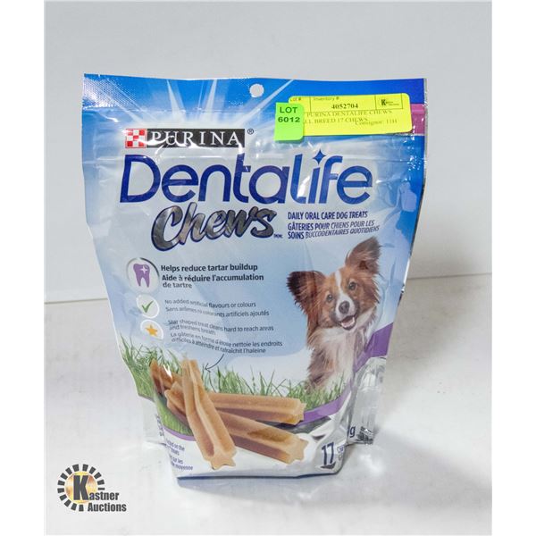 NEW PURINA DENTALIFE CHEWS SMALL BREED 17 CHEWS