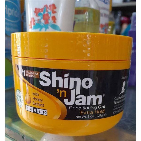 CASE OF 12 SHINO'N JAM CONDITIONING GEL EXTRA HOLD