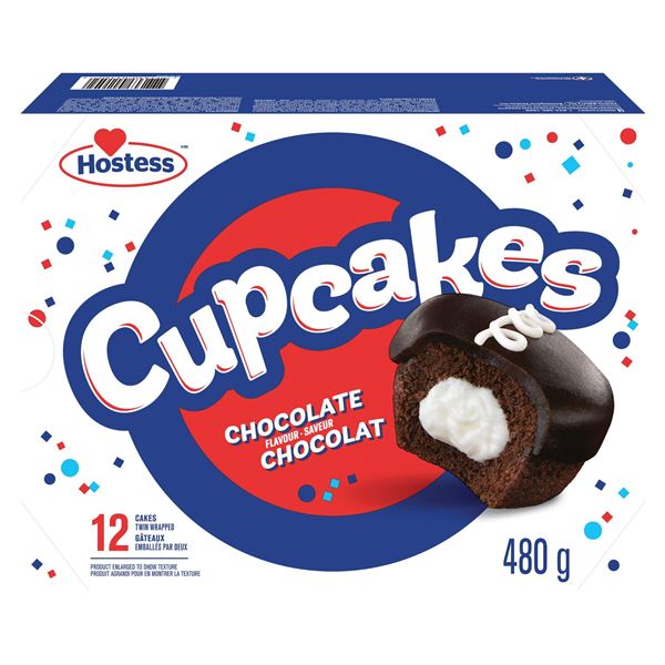 NEW 480G HOSTESS CUPCAKES CHOCOLATE
