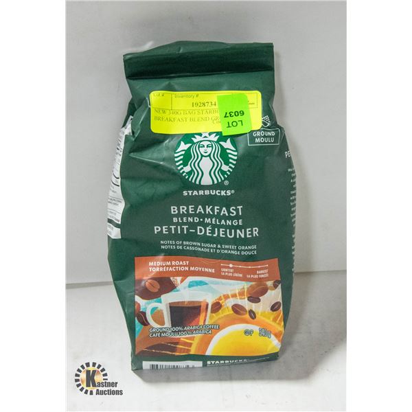 NEW 340G BAG STARBUCKS BREAKFAST BLEND GROUN