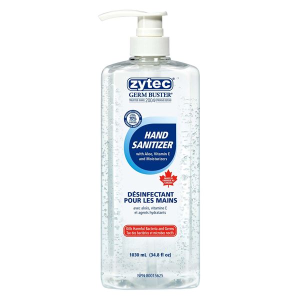 NEW 1030ML BOTTLE OF ZYTEC HAND SANITIZER WITH