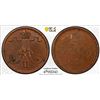 Image 1 : FINLAND: Alexander II, 1855-1881, AE penni, 1874, PCGS MS62 BN
