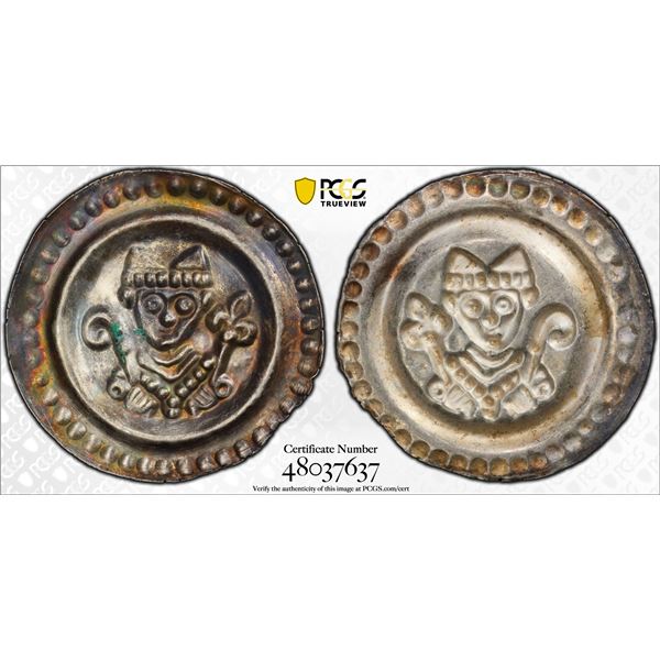 CONSTANCE: Free Imperial City, AR denier, Konstanz, ND (1250-70), PCGS UNC details