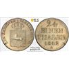 Image 1 : HANOVER: Ernst August I, 1837-1851, AR 1/24 thaler, PCGS MS64