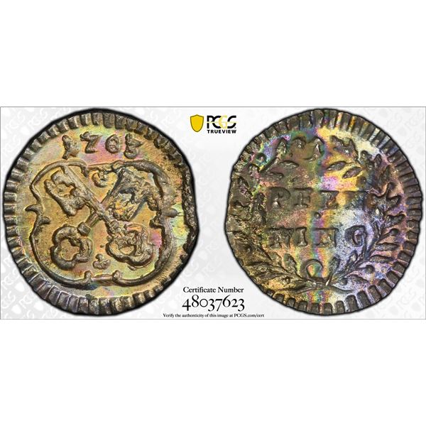 REGENSBURG: Free City, AR pfennig, 1783, PCGS MS64