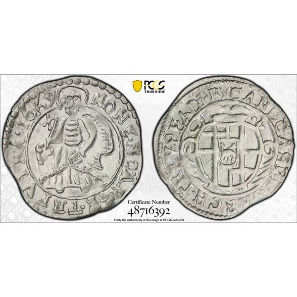 TRIER: Karl Kaspar von der Leyen, 1652-1676, AR 4 pfennig (petermännchen), 1669, PCGS MS62