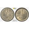 Image 1 : GERMANY: Federal Republic, 1 deutschemark, 1960-F, PCGS MS64