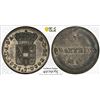 Image 1 : ITALY: TUSCANY: Leopoldo II, 1824-1859, AE quattrino, 1851, PCGS MS63 BN