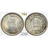Image 1 : SWITZERLAND: Confederation, AR franc, 1911-B, PCGS MS66