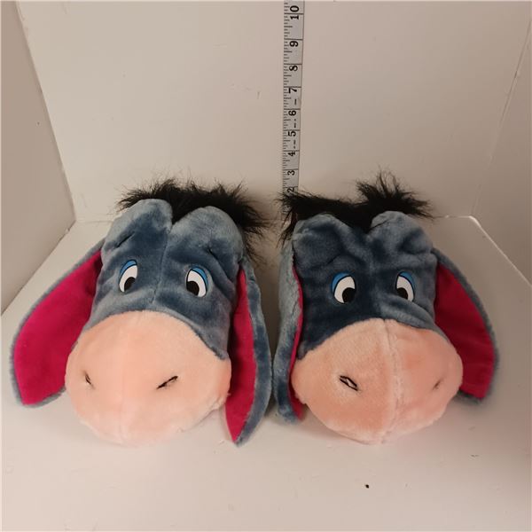 Pair of New Eeyore Plush Slippers