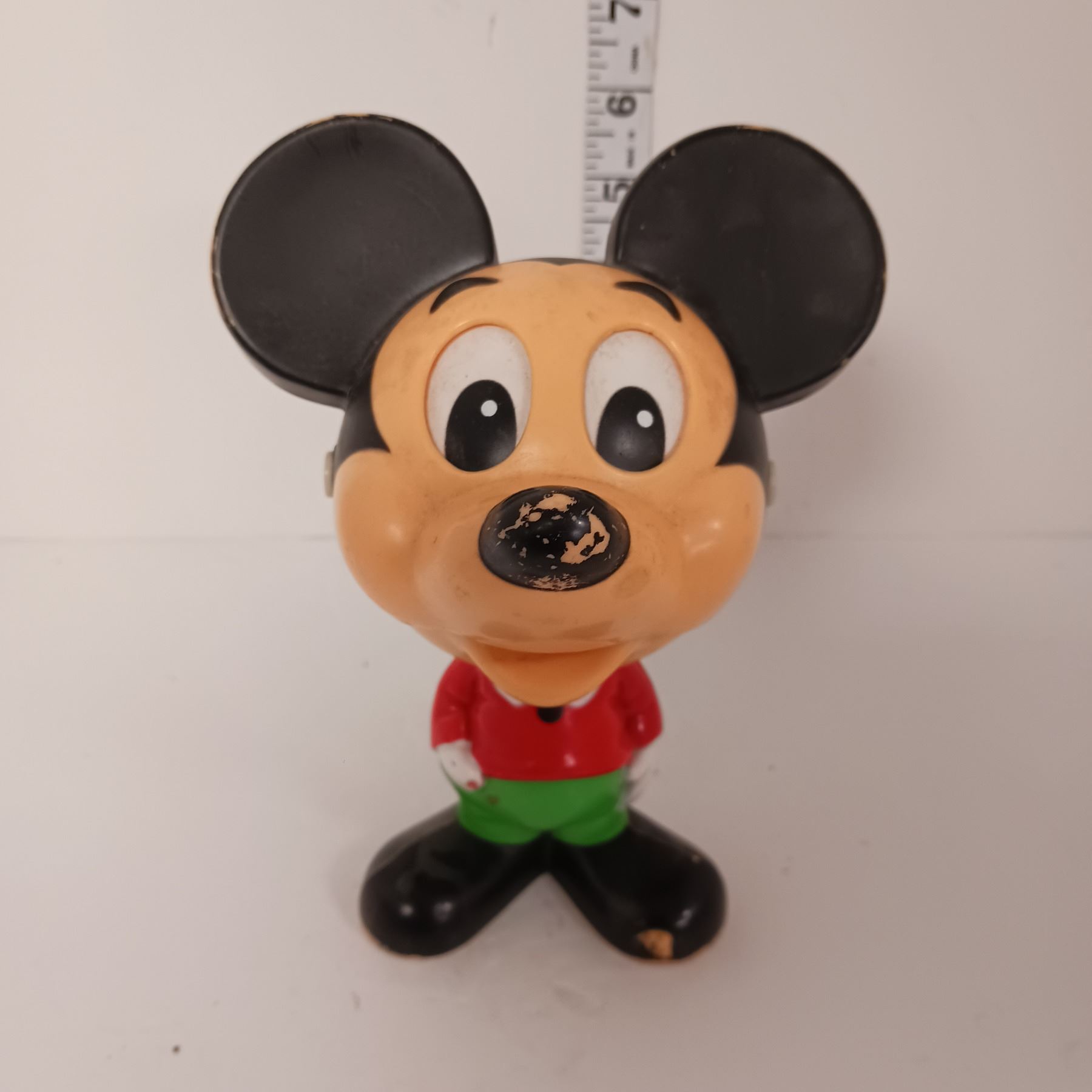 String Toy Mouse Vintage Mickey Mouse Pull String Toy - Untested