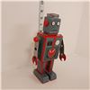 Image 2 : Mehcanical Tin Robot Toy, 9 Inches - Untested