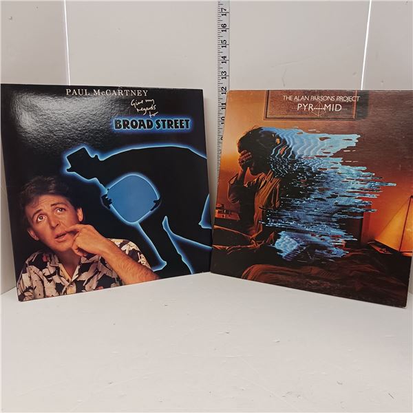 Paul McCartney, Give My Regards to Broad Street & Pyramid, The Alan Parson Project, Vinyl LP Records