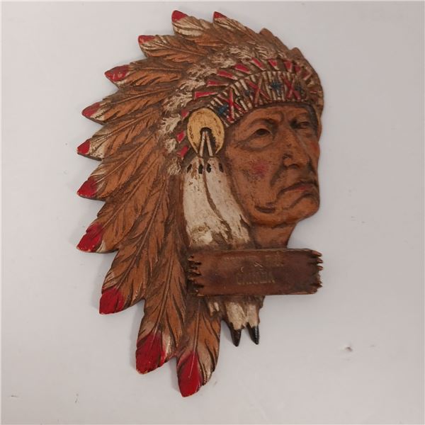 Vintage Durwood John Walter & Sons BC Indigenous Souvenir Plaque