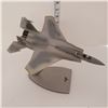 Image 2 : Metal F-15 Fighter Jet Statue, with Pilot - Made in Italy