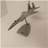 Image 6 : Metal F-15 Fighter Jet Statue, with Pilot - Made in Italy