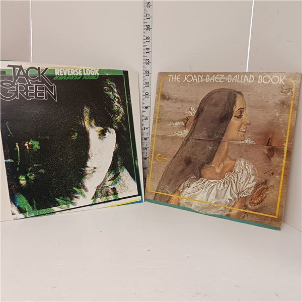 Jack Green, Reverse Logic & Joan Baez, The Joan Baez Ballad Book, Vinyl LP Records