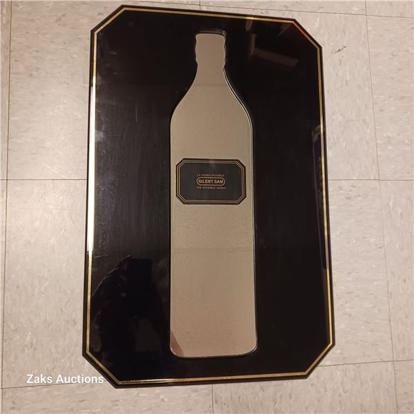 Heavy Wooden/Plastic Mirrored Silent Sam Sign