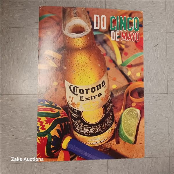 Double Sided Thick Cardboard Corona Extra Sign