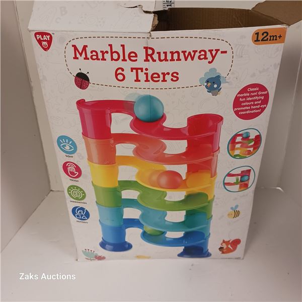 Marble Runway 6 Tiers Childrens Toy with Box - Claims to be complete