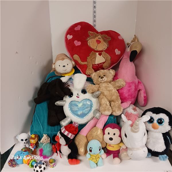 Fantastic Lot of Children's Stuffies and Toddler Plush Chair - All are Clean