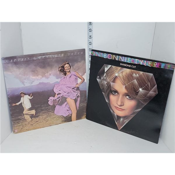 Captain & Tennille, Dream & Bonnie Tyler, Diamond Cut Vinyl LP Records