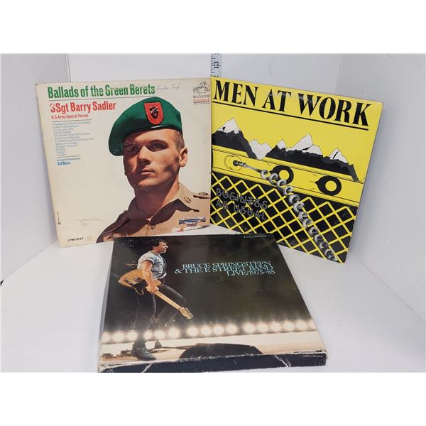 SSgt Barry Sadler, Ballads of the Green Berets & Men At Work, Business As Usual & Bruce Springsteen