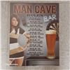 Image 1 : Metal Man Cave Rules Sign