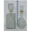 Image 1 : 2 Crystal or Glass Decanters