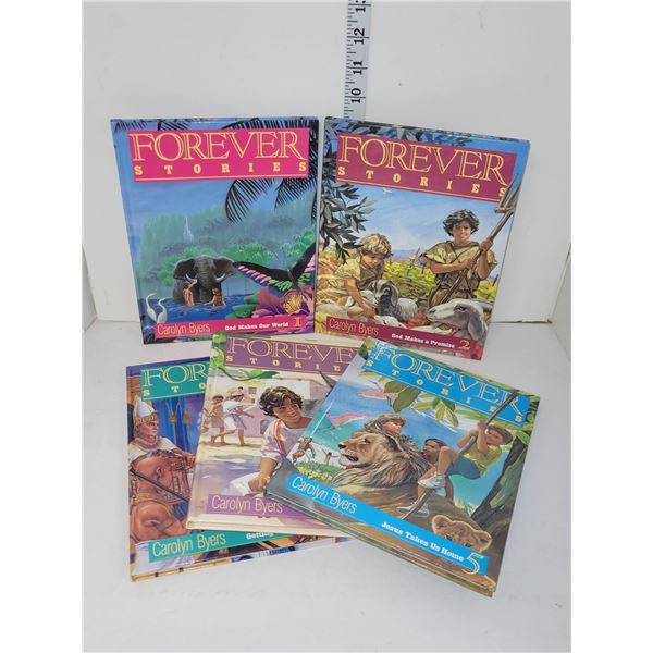 Lot of Childrens Forever Stories by Carolyn Byers, Volumes 1-5