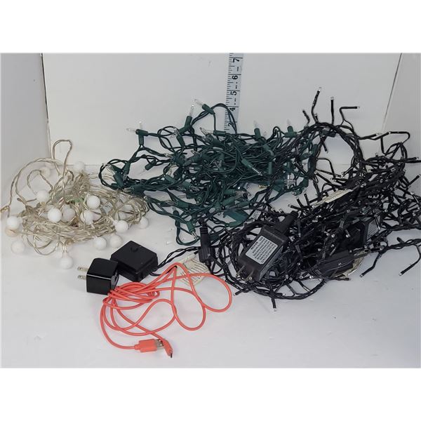 Tote of Various String Lights - All Working