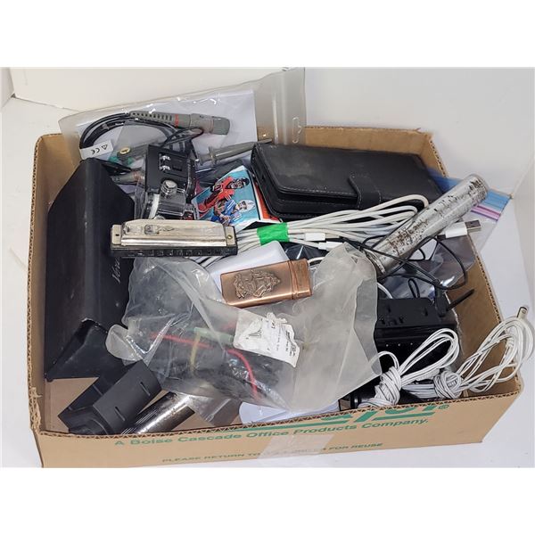 Your Lucky Flat - Honer Harmonica, Butane Lighter, Go Pro Knock Off Camera Plus Much More