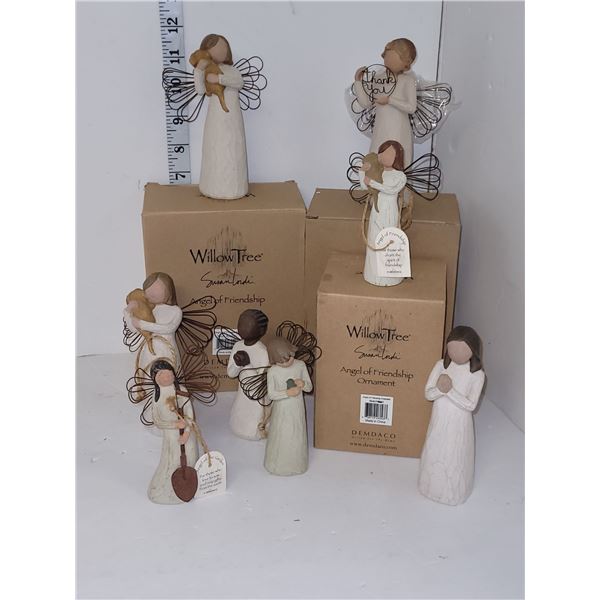 Lot of Willow Tree Figurines Some New in Box with Tags