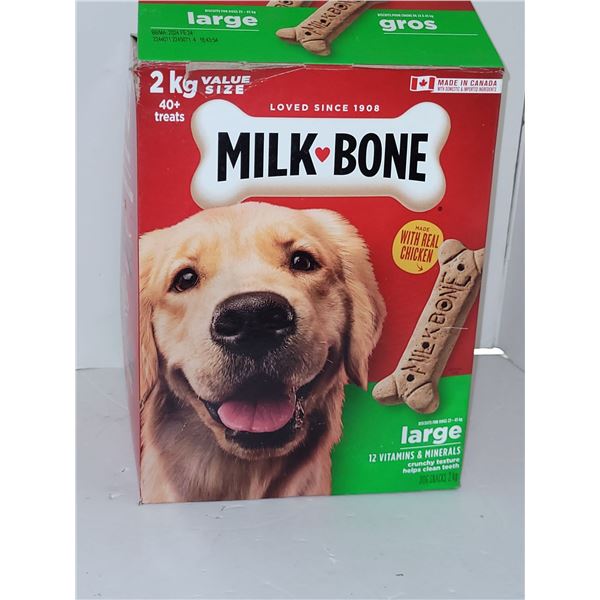 New (but opened) 2Kg Milk Bone Large Size BB FEB 2024