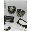 Image 9 : Gorgeous Asian Dishware Set - Wooden Chopsticks, Porcelain Soup Spoons- All Problem Free